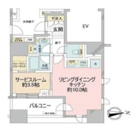 ブリリア秋葉原 306 間取り図