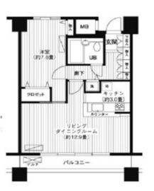 LOOP-M 1002 間取り図