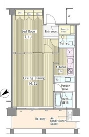 赤坂氷川町レジデンス 1511 間取り図