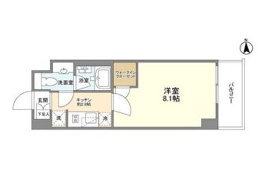 シェノン三軒茶屋 402 間取り図