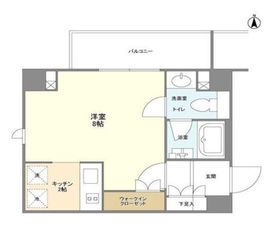 シェノン三軒茶屋 305 間取り図