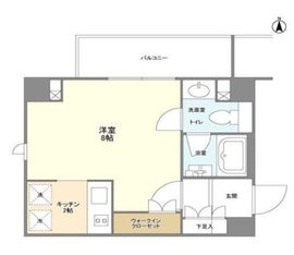 シェノン三軒茶屋 405 間取り図