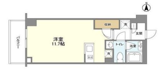 シェノン三軒茶屋 408 間取り図