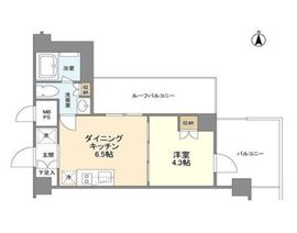 シェノン三軒茶屋 501 間取り図