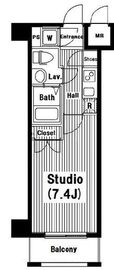 グランド・ガーラ南麻布 4階 間取り図