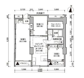 東雲キャナルコートCODAN 11-510 間取り図