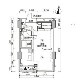 東雲キャナルコートCODAN 11-1109 間取り図