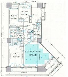 シティタワー品川 37階 間取り図