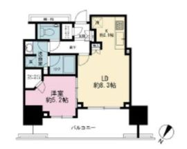 ザ・パークハウス日本橋蛎殻町レジデンス 5階 間取り図