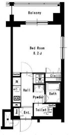 スクエア麻布 503 間取り図