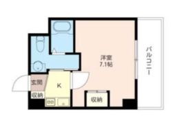 エスティメゾン麻布十番 602 間取り図