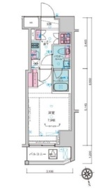 ジェノヴィア新宿御苑グリーンヴェール 11階 間取り図