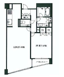 グランドメゾン中目黒THE CLASS 4階 間取り図