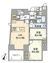 プレシス日本橋三越前mimuro 6階 間取り図