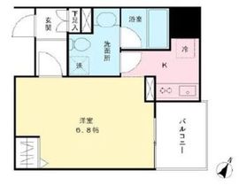 ヴィアラッティア笹塚 701 間取り図