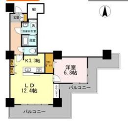 品川シーサイドビュータワー1 1908 間取り図