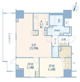 ブランズ代々木 10階 間取り図