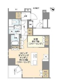 リビオ人形町日本橋浜町グリーンテラス 3階 間取り図