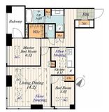 Dマークス西新宿タワー 24階 間取り図