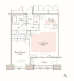 Dマークス西新宿タワー 24階 間取り図