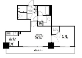アリビオーレ神楽坂シティタワー 5階 間取り図