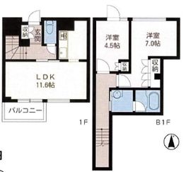 アーバンフラッツ目黒本町 103 間取り図