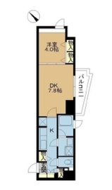 オザリア麻布十番 303 間取り図