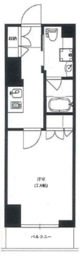 Feel A 渋谷 6階 間取り図