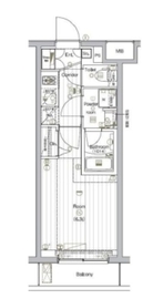 ザ・プレミアムキューブジー大崎 311 間取り図