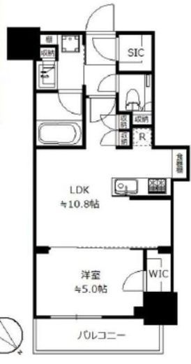 ミッドタワーグランド 18階 間取り図