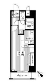 カスタリア新宿御苑 504 間取り図