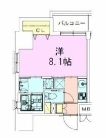 清澄白河レジデンス壱番館 1102 間取り図