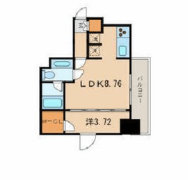 アルファニッシュ白金高輪 3階 間取り図