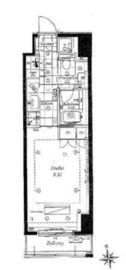 コンパートメント東京中央 5階 間取り図