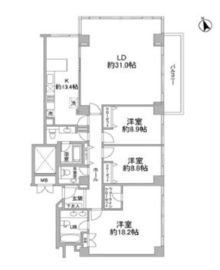 麻布マナー 102 間取り図