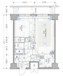 ガラ・グランディ中野 9階 間取り図