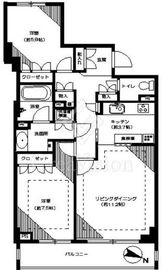 ディアナガーデン神宮前 4階 間取り図