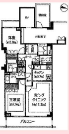 ディアナガーデン神宮前 4階 間取り図