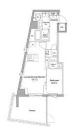 ザ・パークハビオ中野新橋 104 間取り図