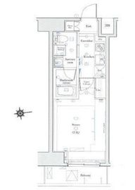 ステージグランデ芝大門 10階 間取り図