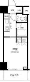 フィース神楽坂 2階 間取り図