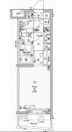 プレミアムキューブ下北沢 306 間取り図