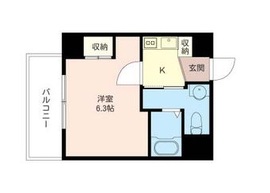 エスティメゾン南麻布 508 間取り図