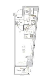 ログ代々木 305 間取り図