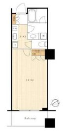 白金タワー 6階 間取り図