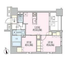 ザ・レジデンス三ノ輪 302 間取り図