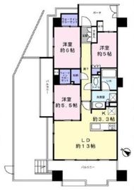 ジオ・イニシア武蔵小杉 1階 間取り図