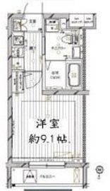 レガリス新中野アンベリール 206 間取り図