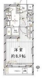 レガリス新中野アンベリール 307 間取り図