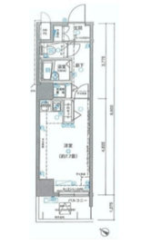 ヴェルト日本橋シティ 6階 間取り図